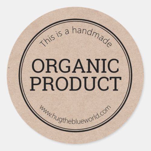Organic Product Kraft Labels