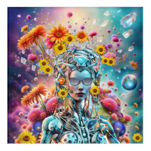 Organic Robot Acrylic Print