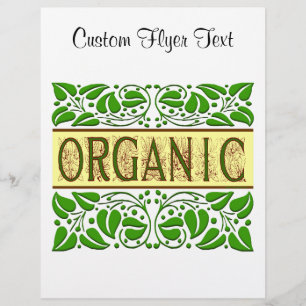 Organic Saying Flyer Template