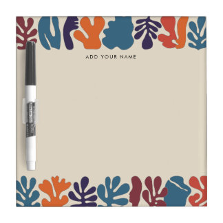 Organic Shapes Dry Erase Board