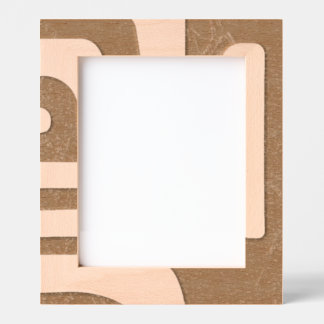 Organic Shapes Laser Etched Frame