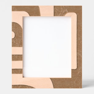 Organic Shapes Laser Etched Frame Engraved Frames