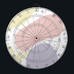 Organic Shapes Sun Blob Art Pattern Dart Board<br><div class="desc">Designed by Dream Big Digital Design</div>