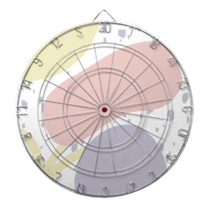 Organic Shapes Sun Blob Art Pattern Dart Board