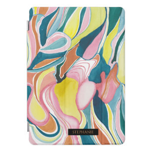 Organic Shapes Watercolor Abstract Art iPad Pro Cover