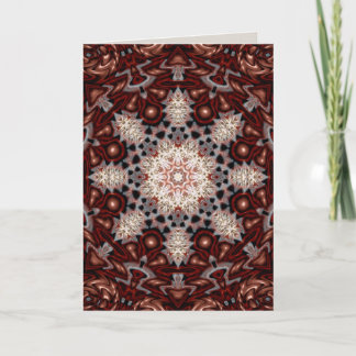 organic snowflake Card