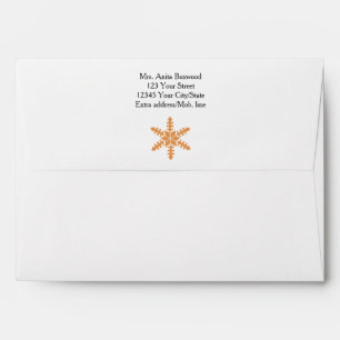 Organic Snowflakes with Address Envelope