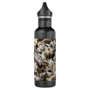 Organic Sprout Life Mung Bean Macro Photography He Stainless Steel Water Bottle