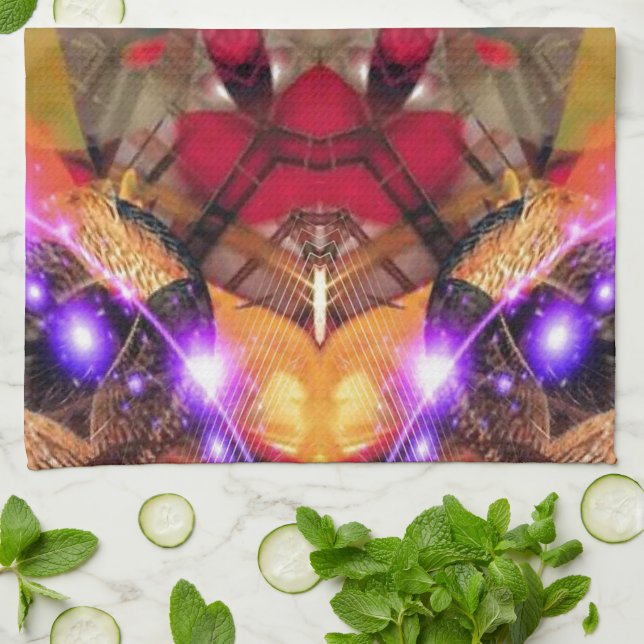 Organic Star Kitchen Towel (Folded)