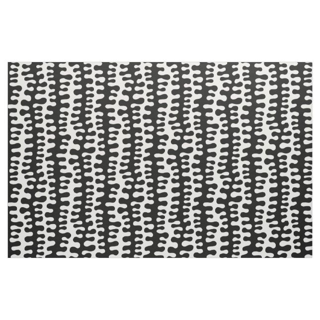 Organic Stripes - Black Fabric (Fat Quarter)