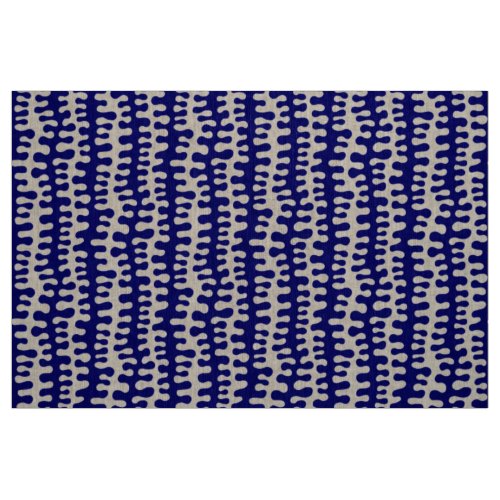 Organic Stripes _ Deep Navy Fabric