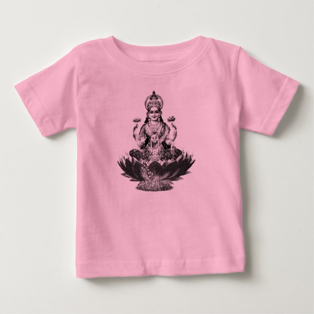 ORGANIC T SHIRT-YOGA BABY-GODDESS OF WEALTH BABY T-Shirt (Front)