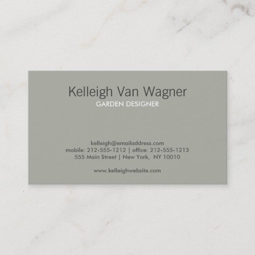 ORGANIC TAN/WHITE BUSINESS CARD TEMPLATE