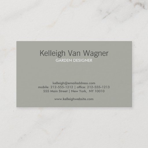 Customizable ORGANIC TAN/WHITE BUSINESS CARD TEMPLATE