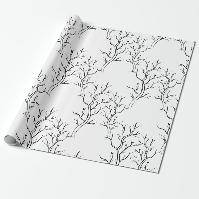 Organic Tree Wrap Wrapping Paper (Unrolled)