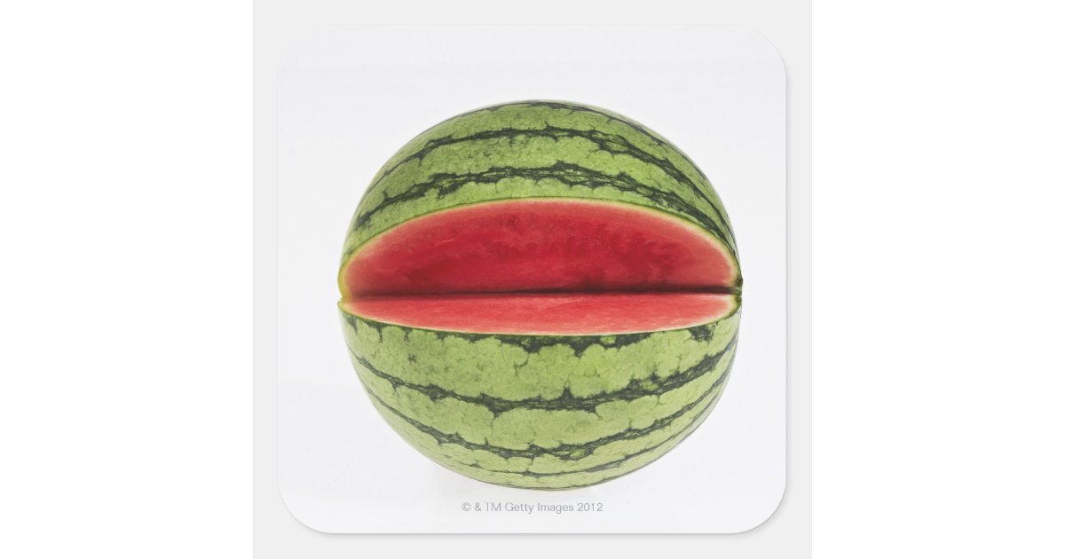 square watermelon cut