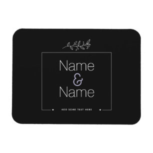 Organic will you marry me orion nebula EDITABLE Magnet