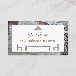 Organic wood for interior design and furniture! bu business card