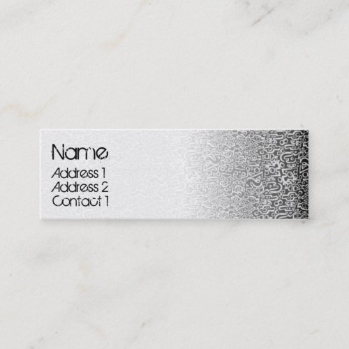 ORGANICS black Business Card Templates