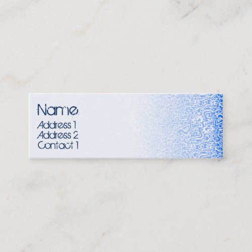 ORGANICS blue Business Card
