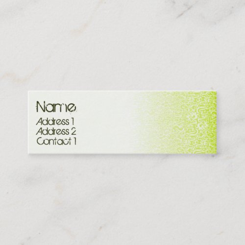 ORGANICS green Business Cards