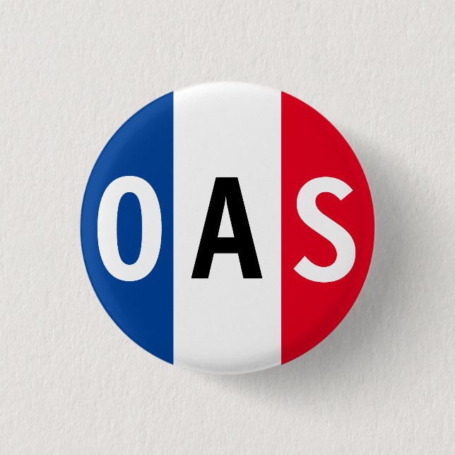 Organisation Armée Secrète Button (Front)