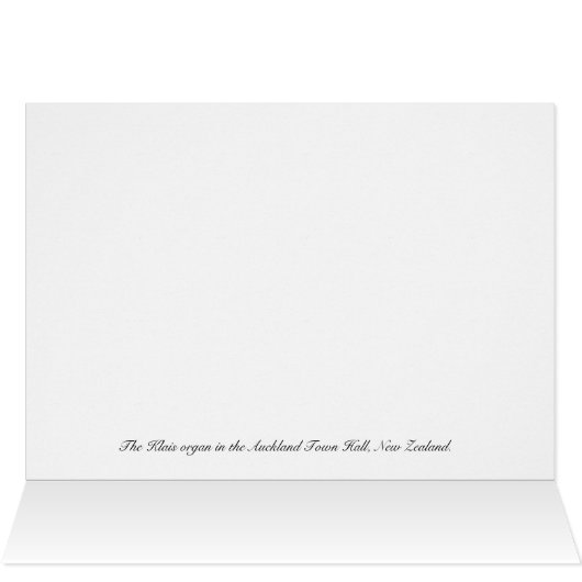 Organist at organ console (Inside Horizontal (Top))