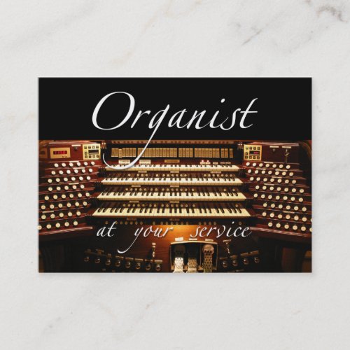 Organist at your service business card 4