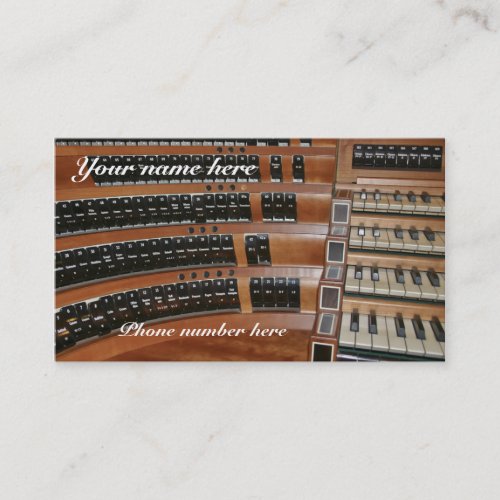 Organist business card and calendar _ tab stops 2