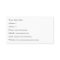 Organist business cards - at your service - 2