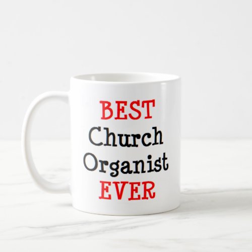 organist church best coffee mug