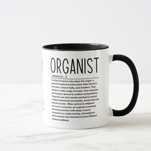organist  mug (Right)