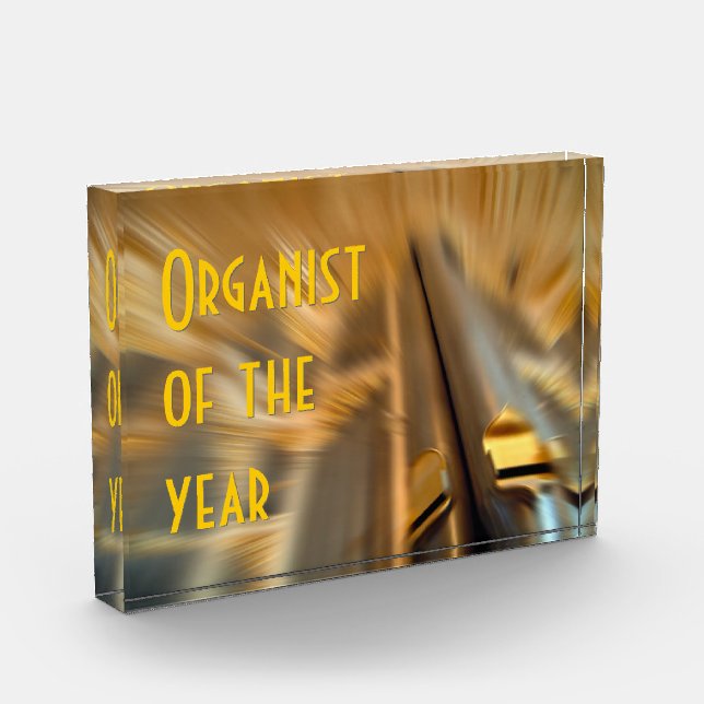 Organist of the year award (Left)