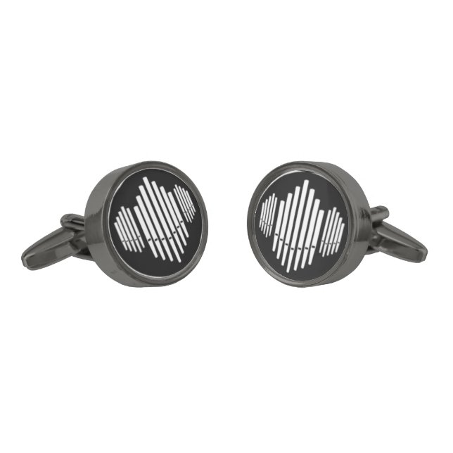 Organist Pipe Display Cufflinks (Angled)
