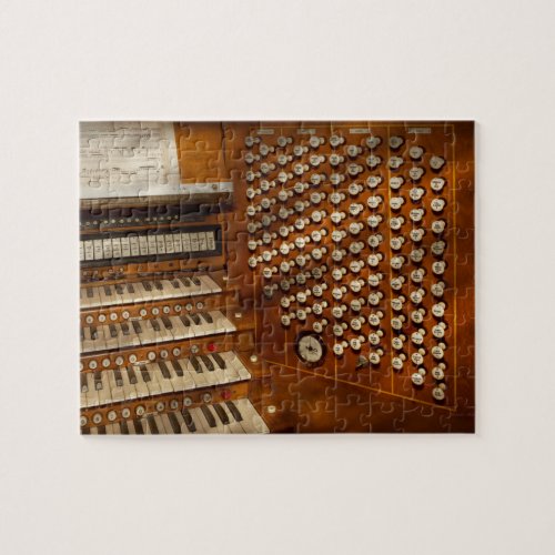 Organist _ Ready at the controls Jigsaw Puzzle