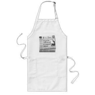 Organist sentenced apron (UK spelling)