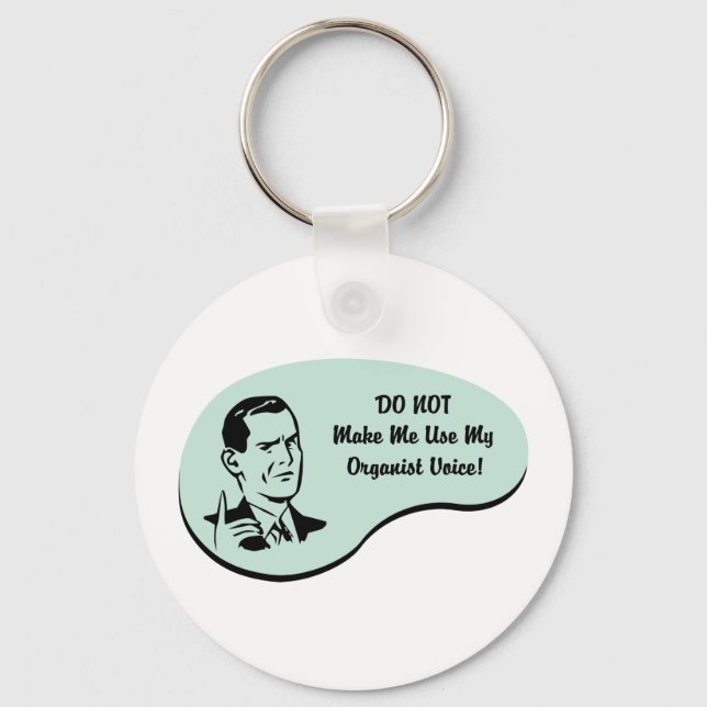 Organist Voice Keychain (Front)