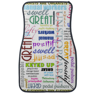 Organists are everything car floor mat