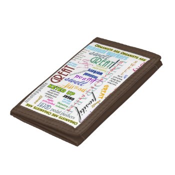 Organists Are Everything Tri-fold Wallet by organs at Zazzle
