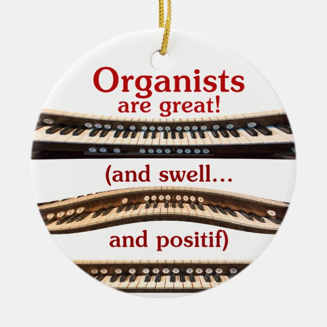 Organists are Great ornament (Front)