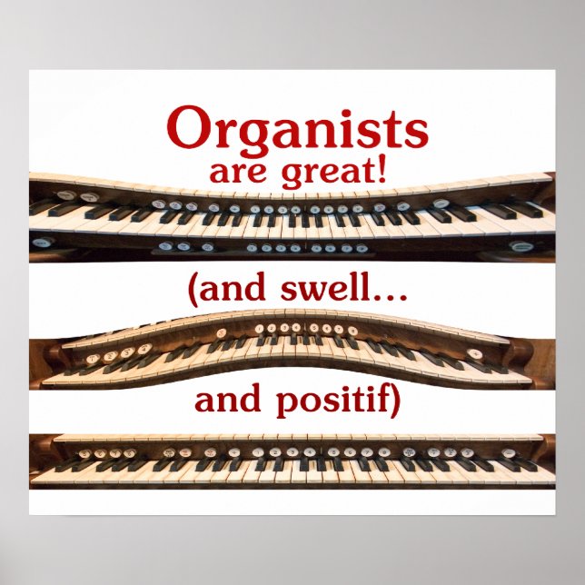 Organists are Great poster (Front)