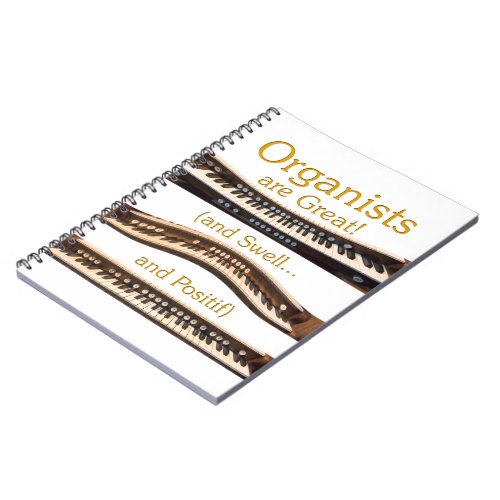 Organists are Great _ yellow notebook