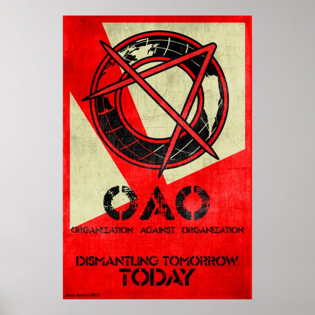 Organization Against Organization Poster (Front)