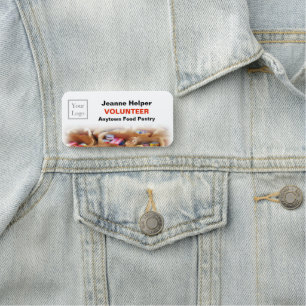 Organization or Charity Logo Name Tag