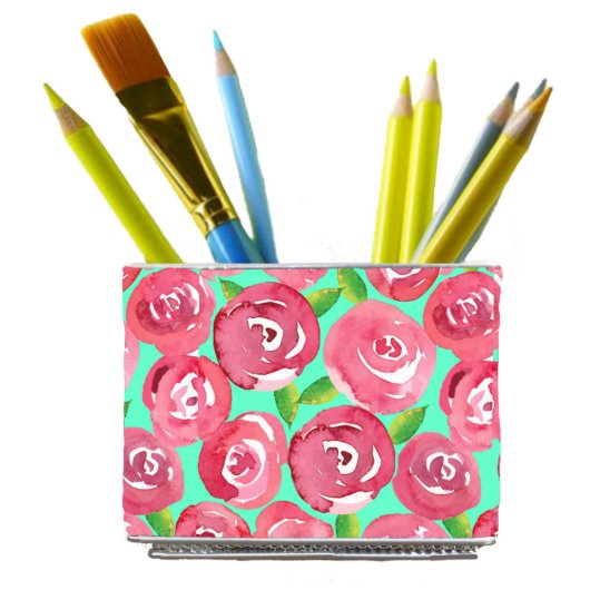Organize Anything MagBin w/Floral Wrap ( )