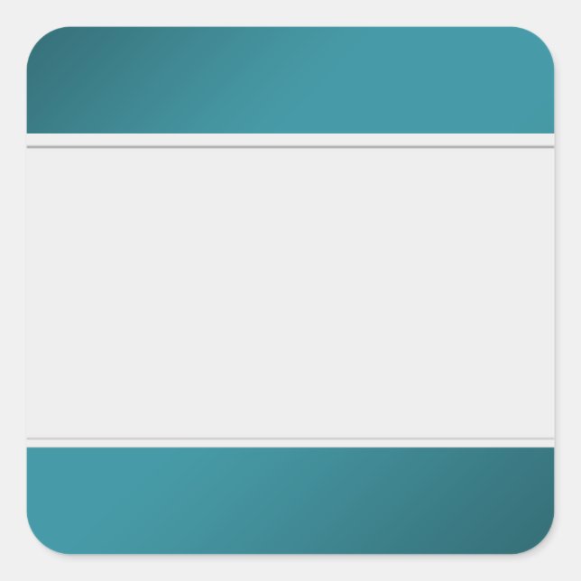 Organize Clean Labels One Color Teal (Front)