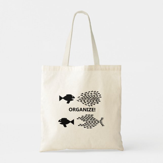 ORGANIZE! Fish Tote Bag (Back)