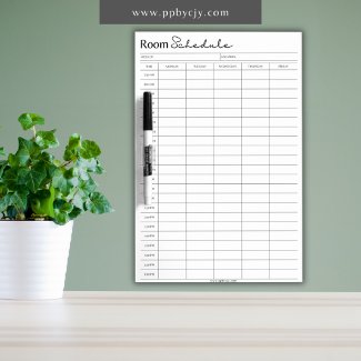 Organize with Ease Meeting Room Schedule