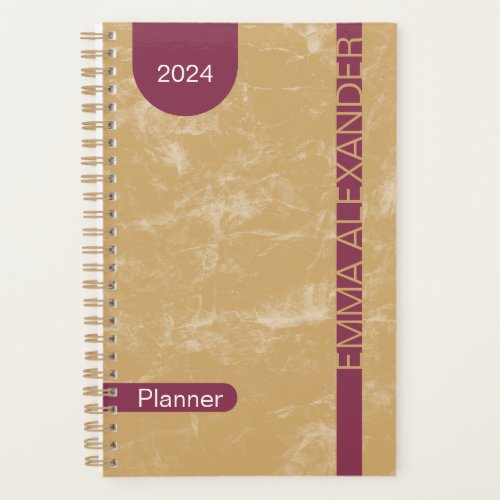 Organize with Style  Customizable Bold Planner