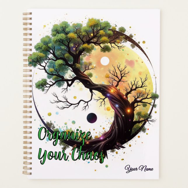 Organize Your Chaos – Stylish Motivational Planner (Front)